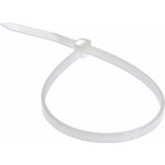 KSS "NORD" 4x300 white (100 pcs.), One-piece cable tie 3.6x300mm frost-resistant