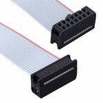 ISDCB84, Ribbon Cables / IDC Cables 14 pin Ribbon cable 4"