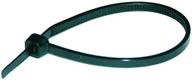 Стяжка кабельная, цвет черный, устойчивая к воздействию УФ-лучей 371x4,8 мм (упак.100шт) | 262622 | Haupa