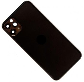 (iPhone 11 Pro Max) задняя крышка в сборе с рамкой для iPhone 11 Pro Max, черный