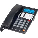 Проводной телефон Ritmix RT-495, черный и серый