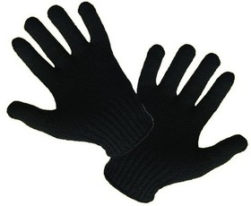 Фото 1/3 п/ш двойн., Перчатки защитные трикотажные утепленные двойные, цв. черный