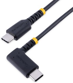 R2CCR-15C-USB-CABLE, USB 2.0 Cable, Male USB C to Male USB C Rugged USB Cable, 15cm