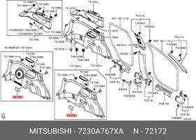 7230A767XA, Лючок обшивки задней боковой панели – купить оптом и в розницу