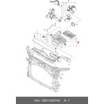 5Q0129607AC, Корпус воздушного фильтра-, с фильтром AUDI A3 [8V] (2013 )/ VW ...