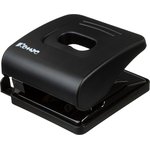 Дырокол Комус Prima 6345 черный до 30л.