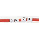 TRSA-1019/C/1/N, Heat Shrink Cable Markers, White, Pre-printed "N", 1 → 3mm Cable