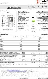 GBU6M, Диодный мост 6А 1000В [GBU] ( замена KBU6M, KBU610, RS607 ...