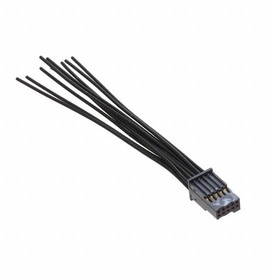 Фото 1/2 SFSD-05-28-H-03.00-S, Rectangular Cable Assemblies .050" Tiger Eye Double Row Discrete Wire Cable Assembly, Socket
