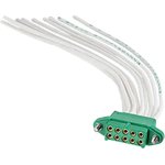 M300-FC11005F2-0150L, Rectangular Cable Assemblies 3MM F/L CA 10 150MM 18AWG DIL