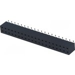 ZL264-40DG, Гнездо на плату SMD шаг 2,54мм 2x20 контакт.