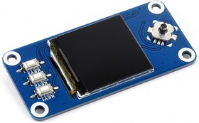 Фото 1/5 1.3inch LCD HAT, LCD дисплей 240×240px форм-фактора HAT для Raspberry