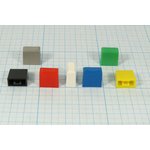 Колпачок-толкатель тактовых кнопок 3.3x3.3 мм, 14.5x7.5x7.2 мм, пластик, серый ...