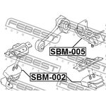 SBM005, Опора ДВС AT SUBARU IMPREZA G10 92-02