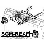SGM-REXF, Подушка двигателя передняя (гидравлическая)
