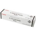 Тонер Canon C-EXV18 (GPR-22), для iR1018/1022, черный, 465грамм, туба