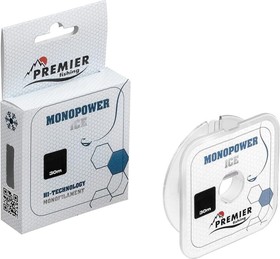 Леска MONOPOWER ICE PR-MI-T-008-30, 0.08мм/30м, прозрачный нейлон 280967