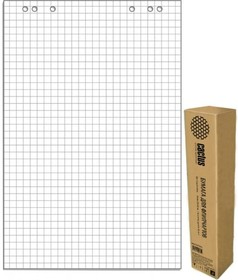 Блок бумаги для флипчартов CS-PFC20S-5 67.5x98 см, клетка, 20 л, упаковка 5 шт. 1181546
