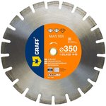 Алмазный диск по асфальту Master 350x10x3x25.4/20 мм 12350