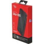 Мобильный аккумулятор Itel Super Slim Star 100(IPP-53) 10000mAh 2.1A 2xUSB-A черный
