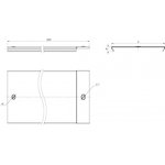 EKF PROxima Крышка на металлический лоток основание 400мм-0,7мм (12м) L3000.