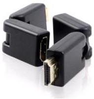 Фото 1/2 GC-CV310, Переходник HDMI-HDMI GCR 19M / 19F угол вращение 360 град