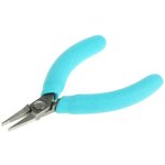 542E, 120 mm Non Slip Plastic Handle Flat Nose Pliers With 23mm Jaw