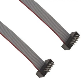 Фото 1/2 FFMD-05-D-12.00-01, Ribbon Cables / IDC Cables .050" Tiger Eye IDC Ribbon Cable Assemblies, Terminal/Socket