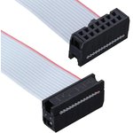 ISDCB88, Cable Assembly 0.2m 14 to 14 POS IDC Connector to IDC Connector SKT-SKT