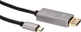 Фото 1/6 Кабель-переходник VCOM USB 3.1 Type C M/DisplayPort M (CU480MC-1.8M), Кабель-адаптер
