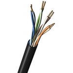 7918A 0101000, Cat5e Ethernet Cable, U/UTP, Black PVC Sheath, 305m