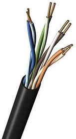 Фото 1/3 7918A 0101000, Cat5e Ethernet Cable, U/UTP, Black PVC Sheath, 305m