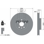 Диск тормозной передний FORD/LAND ROVER/VOLVO all 06-  /Vent D=300mm TEXTAR 92159205