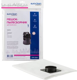Фото 1/4 Мешок-пылесборник синтетический для промышленных пылесосов до 20 литров (1 шт.) EUR-209/1