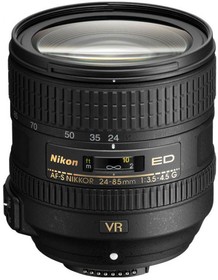 Фото 1/2 JAA816DA, Объектив Nikon 24-85mm f/3.5-4.5G IF-ED AF-S VR Zoom-Nikkor
