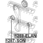 1287-SON, 1287-SON_ролик натяжной ремня ГРМ!\ Hyundai Elantra 1.6/1.8/2.0 ...