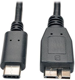 U426-003-G2, USB Cables / IEEE 1394 Cables USB3.1GEN2CABLE USBC to Micro-B Cable 3'