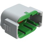 ATM06-08SC-CAP, Automotive Connectors Dust cap 8 pos plug key C green