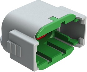 Фото 1/2 ATM06-08SC-CAP, Automotive Connectors Dust cap 8 pos plug key C green
