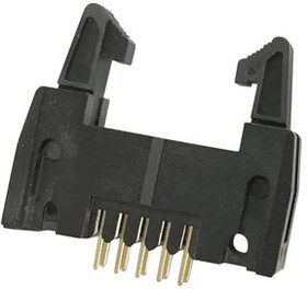 RND 205-00801, Pin Header DIN 41651, Plug, 3A, 250V, Contacts - 10