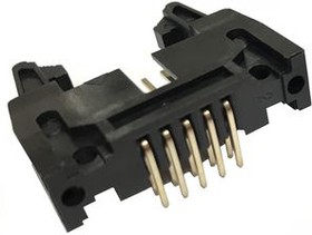 RND 205-00806, Pin Header DIN 41651, 90°, Plug, 3A, 250V, Contacts - 20