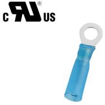 RND 465-00648, Ring Terminal, Blue, 6.4mm, 1/4, 2.5mm², Pack of 50 pieces