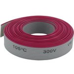 RND 475-00719, Flat Ribbon Cable 10x 0.08mm² Unscreened 30m