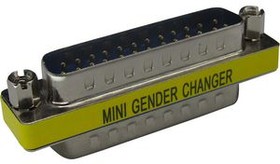 RND 205-00854, D-Sub Gender Changer, D-Sub 25-Pin Plug / D-Sub 25-Pin Plug