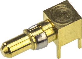 Фото 1/3 1-1393589-8, DIN 41612 , Right Angle , Male Gold, Palladium , Brass , Backplane Connector Contact