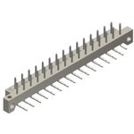 Male connector, 31 pole, pitch 2.5 mm, solder pin, angled, silver-plated, 101E10119X