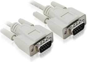 GCR-DB9CM2M-3m , GCR Кабель 3.0m RS-232/RS-232 9M/9M Premium серый 30 AWG
