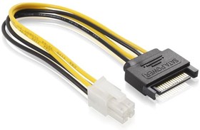 GC-ST220, Кабель питания 0.15m SATA, SATA 15pin / ATX 4pin