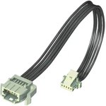 T1PS-10-28-GF-06.0-A-T3, Rectangular Cable Assemblies 1.00 mm Micro Mate Single ...
