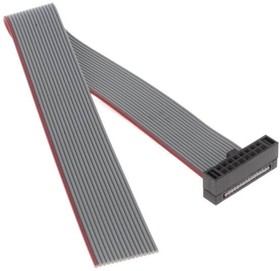 FFSD-08-S-05.00-01-N, Ribbon Cables / IDC Cables .050" Low Profile Tiger Eye IDC Ribbon Cable Assembly